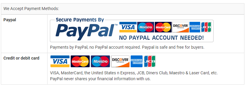 Payment Methods